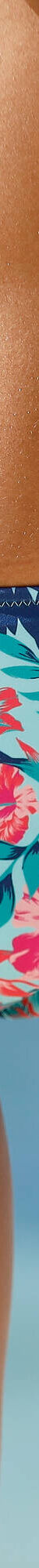 Bas de maillot de bain forme midi imprimé Bawa (aqua / rose) Bas de maillot de bain forme midi imprimé Bawa (aqua / rose)